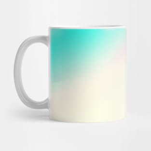 yellow pink blue white texture art Mug